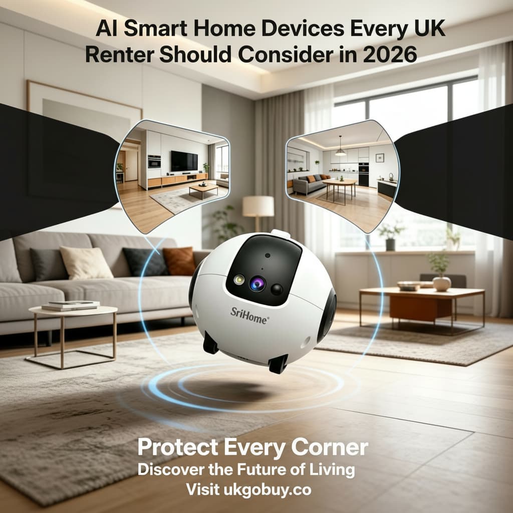 Best AI smart home devices for London renters 2026 - no drill no subscription security camera
