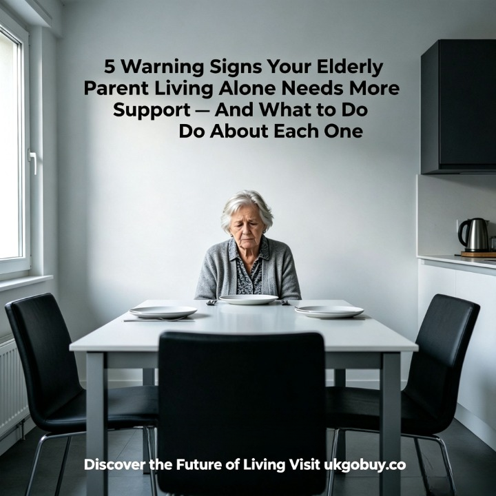 5 Warning Signs Your Elderly Parent Living Alone Needs More Support — And What to Do About Each One