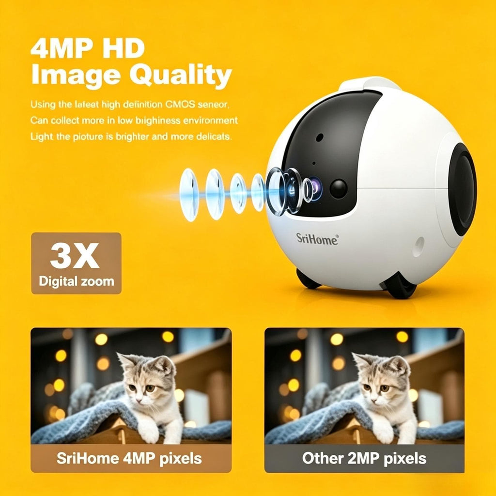 AI robot security camera UK no subscription